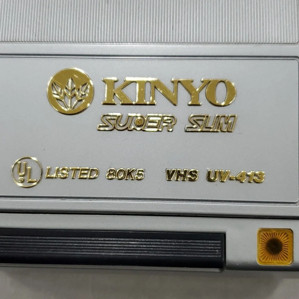 Kinyo Vintage Super Slim VHS Tape Rewinder Model UV-413 FOR PARTS